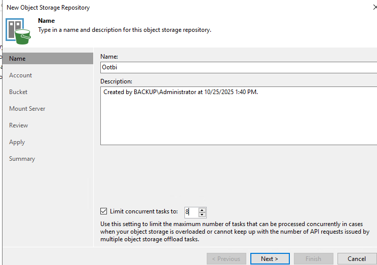 Veeam Repository Name